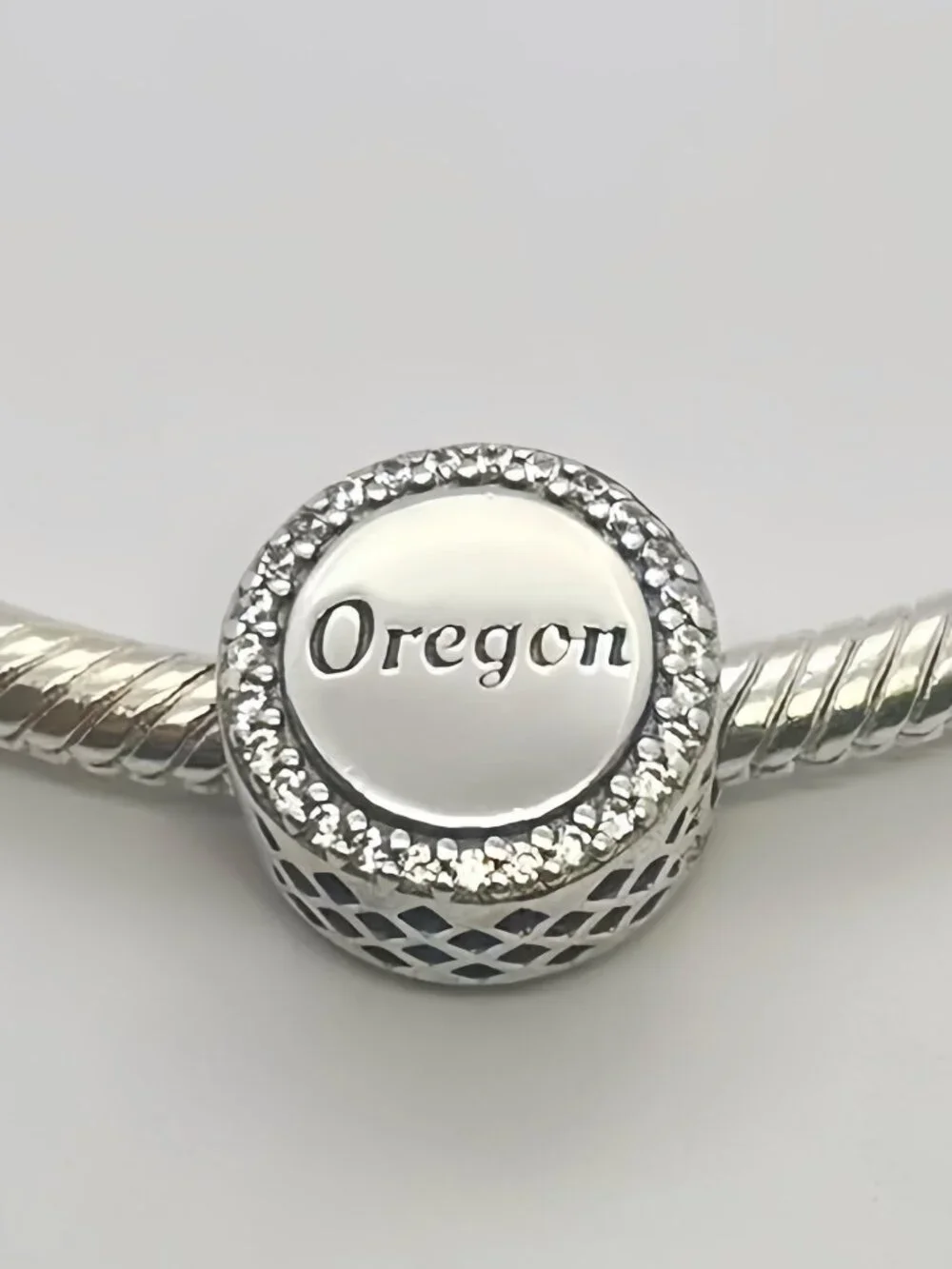 Pandora Oregon Map Exclusive Charm